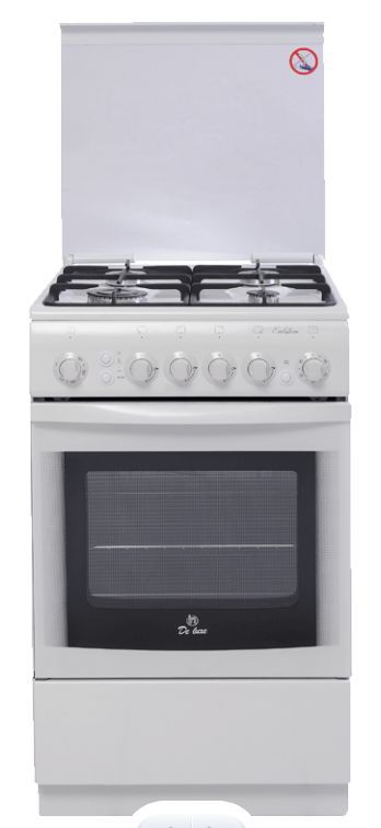 Газовая плита "De Luxe" 5040.40г (кр) чр 010