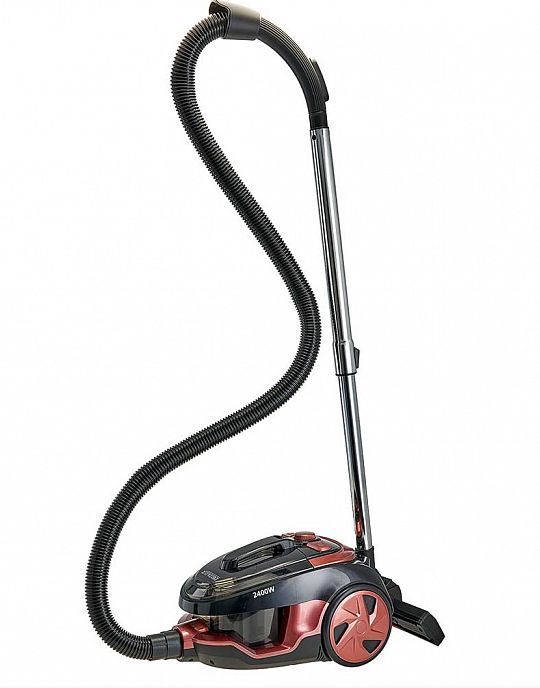 Пылесос "Delta" LUX DE-3501 черный с терракотовым