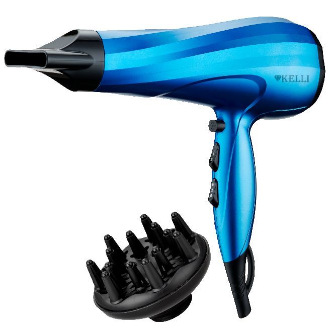 Фен "Kelli" KL-1130 синий