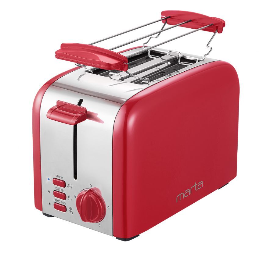 Тостер "Marta" MT-1722 красный рубин