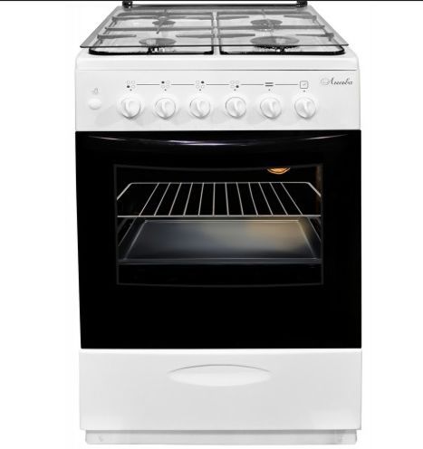 Газовая плита "Лысьва" ГП 40р0 МС-2у белая с крышкой