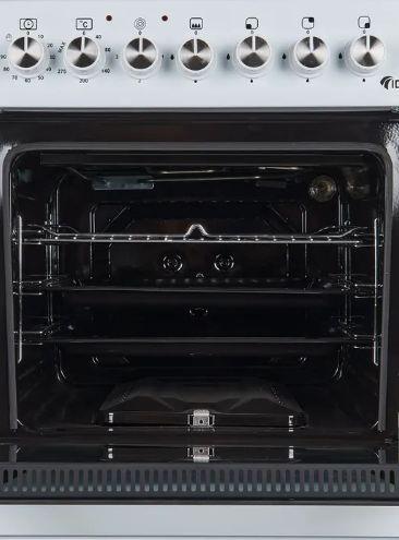 Комбинированная плита "Ideal" L405 ГК чуг.белый