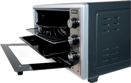 Электрическая духовка "Wonel" WN3615 300-серия с конвекцией (Convection) Красно-чёрная