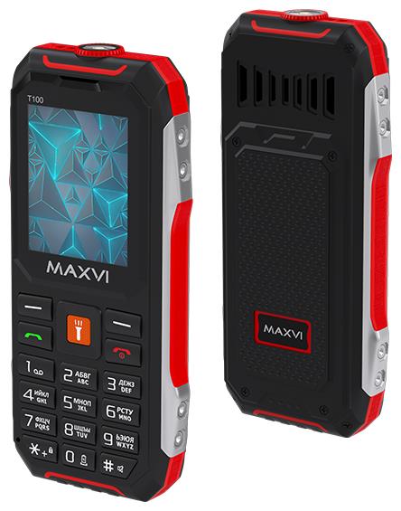 Телефон мобильный "Maxvi" T100 red