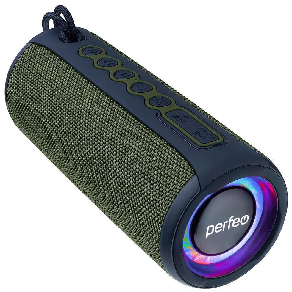 Портативный динамик "Perfeo" (PF_D0340) TELAMON 40Вт/4400mAh, зелёный