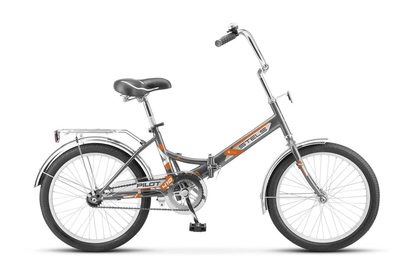 Велосипед "Stels" Pilot-410 C 20" Z010 LU085348 LU094175 13.5" Серый 2022