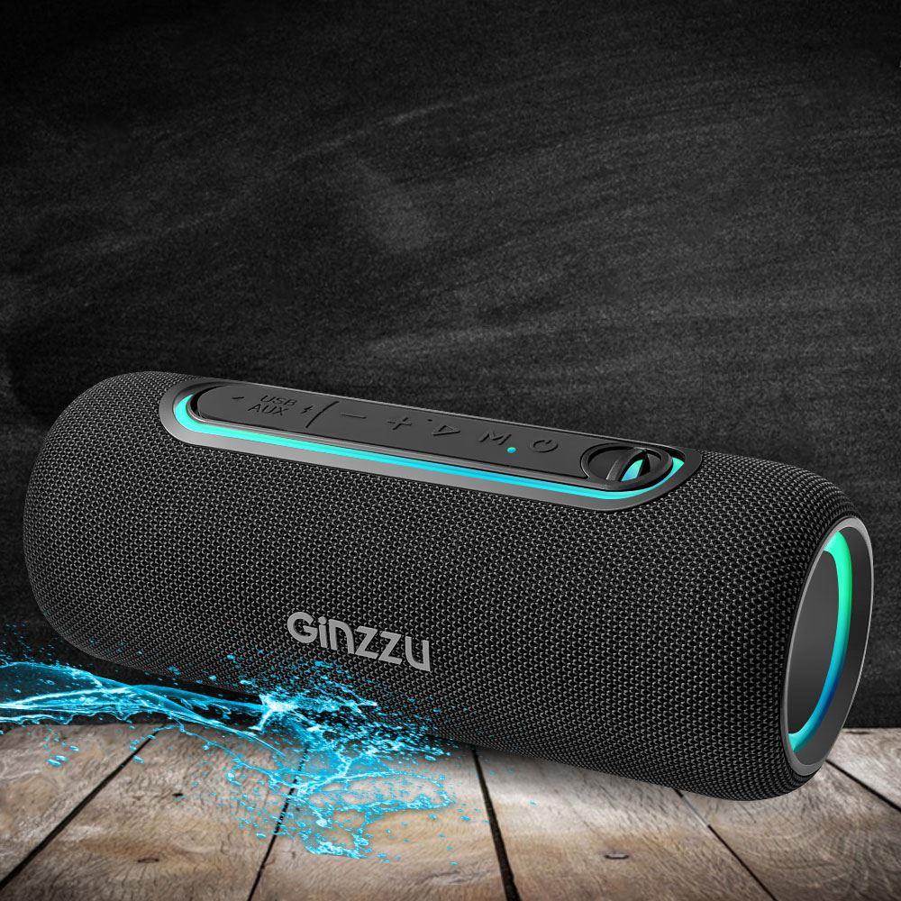 Портативный динамик "Ginzzu" GM-908B черный