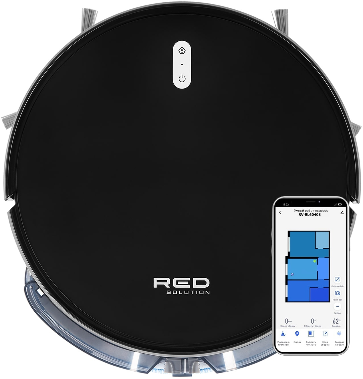 Робот-пылесос "Red Solution" RV-R6040S