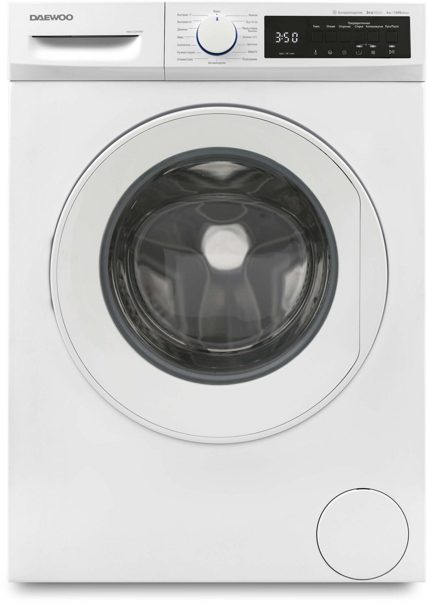 Стиральная машина "Daewoo" WM610T2WU9RU
