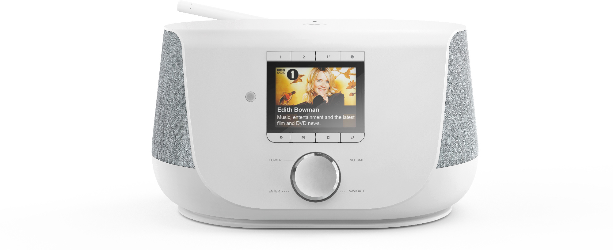 Радиоприемник "Hama" DIR3300SBT белый USB