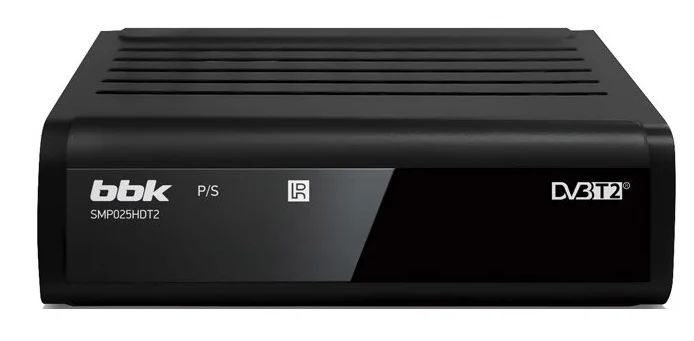 Ресивер-тюнер DVB-T2 "BBK" SMP025HDT2 черный