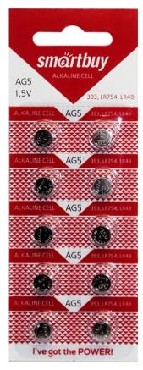 Батарейка "Smartbuy" (SBBB-AG5-10B) AG5-10B