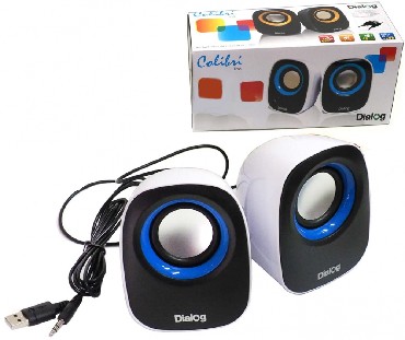 Акустика "Dialog" AC-06UP черный/белый, USB