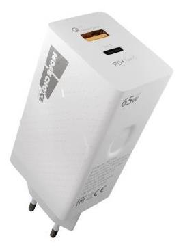 СЗУ "MORE CHOICE" (4627151198194) NC76S СЗУ Smart 2USB 3.0A PD 18W+QC3.0, белый