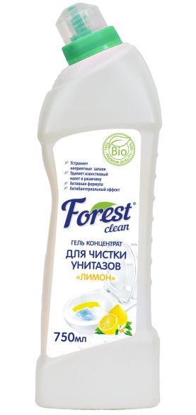 Гель-концентрат "FOREST CLEAN" для чистки унитазов "Лимон" 750 мл
