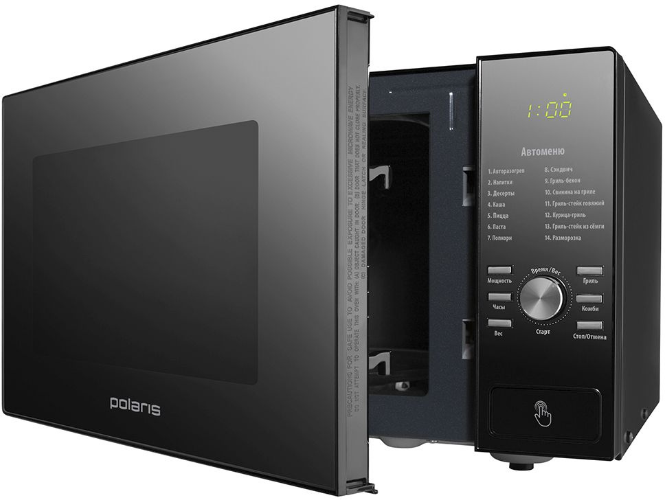 СВЧ-печь "Polaris" PMO2303DG RUS, чёрный