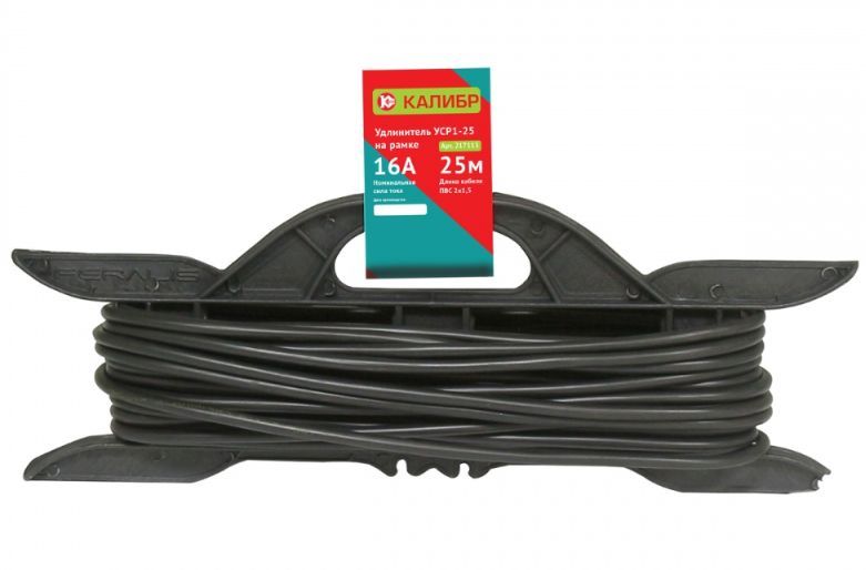 Удлинитель "Калибр" на рамке УСР1-25 (2х1,5)