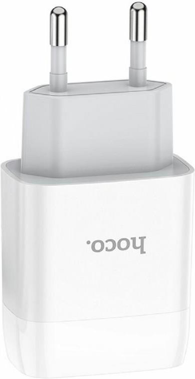 СЗУ "HOCO" (6931474712899) C72A Glorious single port charger (белый)
