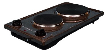 Электрическая плита "Лысьва" ЭПБ22 рябчик коричневый 2-х комф., 2,2кВт