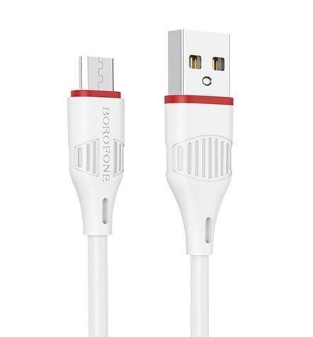 Кабель "Borofone" (6957531099406) BX17 USB-microUSB 2A 1.0m - белый