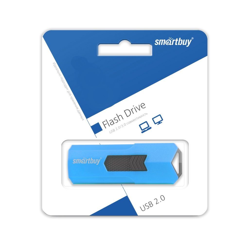 Флеш-диск "Smartbuy" 32GB STREAM BLUE