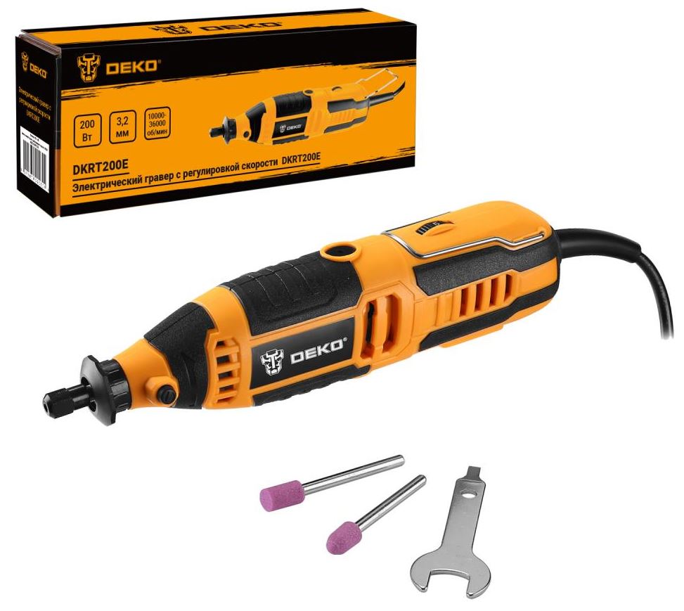 Гравер электрический "Deko" DKRT200E 063-1410