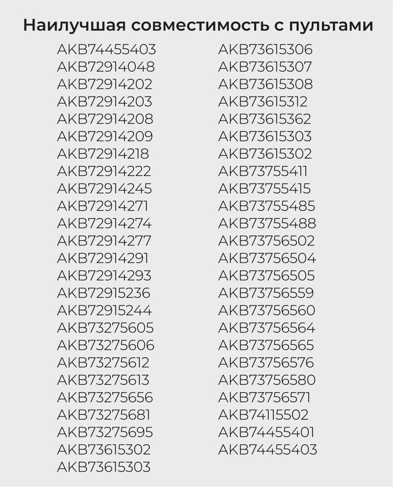 Пульт ДУ "REXANT" (38-0002) универсальный для телевизора LG с функцией SMART TV (ST-03) черный