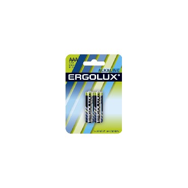 Батарейка "Ergolux" (11743) LR03 ALKALINE BL-2 (LR03 BL-2, батарейка,1.5В)