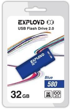 Флеш-диск "Exployd" 32GB-580-синий