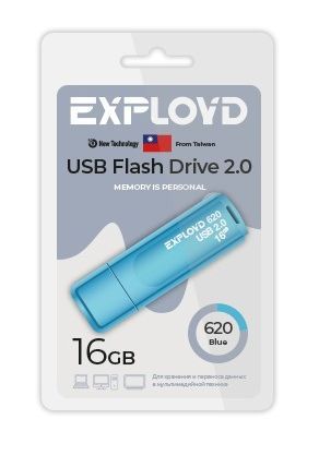 Флеш-диск "Exployd" EX-16GB-620-Blue