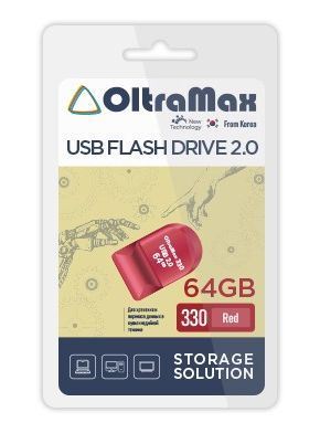 Флеш-диск "Oltramax" OM-64GB-330-Red