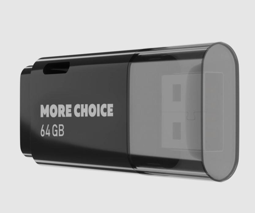 Флеш-диск "MORE CHOICE" (4610196405167) MF64 - черный