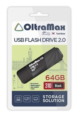 Флеш-диск "Oltramax" OM-64GB-310-Black