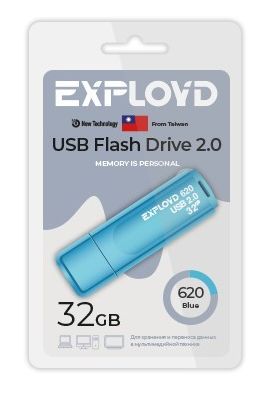 Флеш-диск "Exployd" EX-32GB-620-Blue