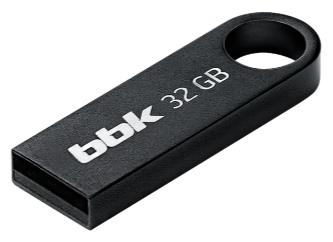 Флеш-накопитель "BBK" 032G-SHTL черный, 32Гб, USB2.0, SHUTTLE серия
