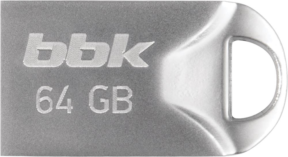 Флеш-накопитель "BBK" 064G-TG106 металлик, 64Гб, USB2.0, TG серия