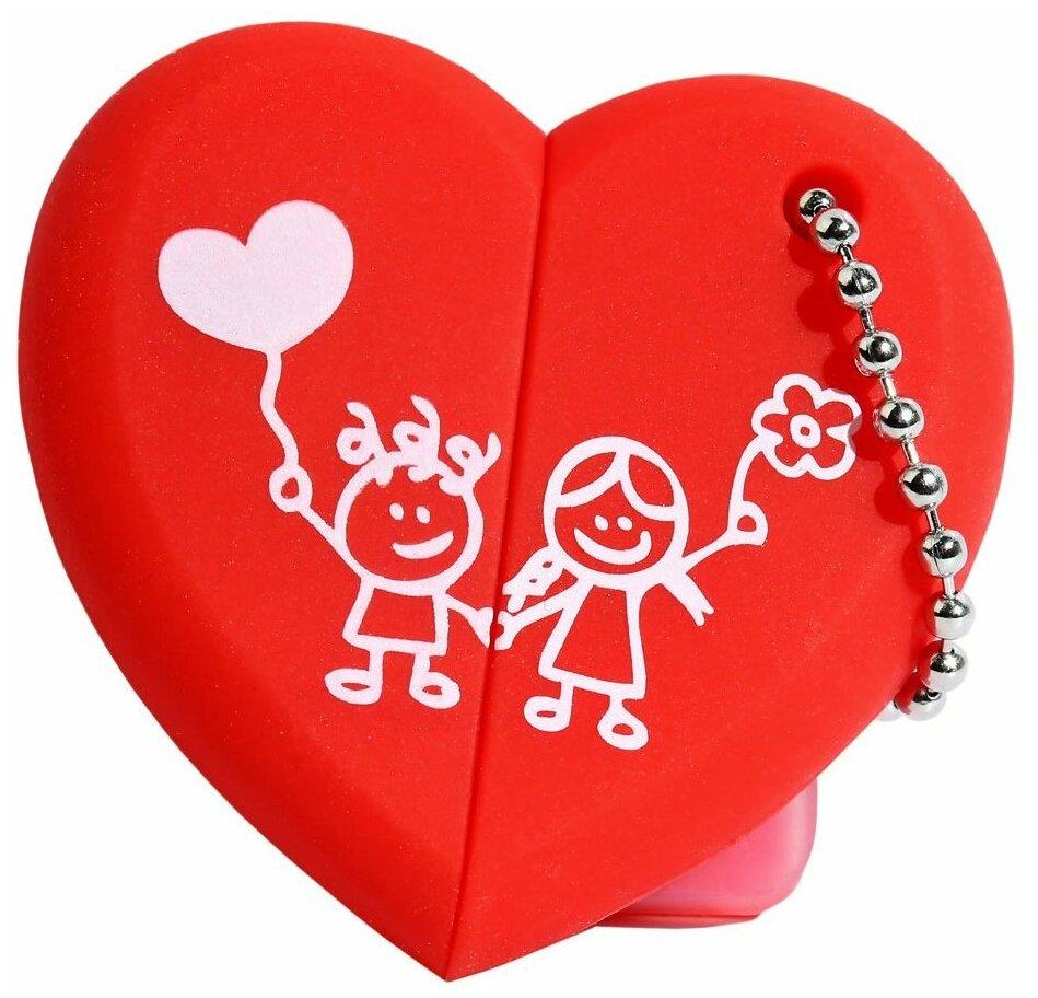 Флеш-диск "Smartbuy" (SB32GBHeart) UFD 2.0 032GB Wild series Сер