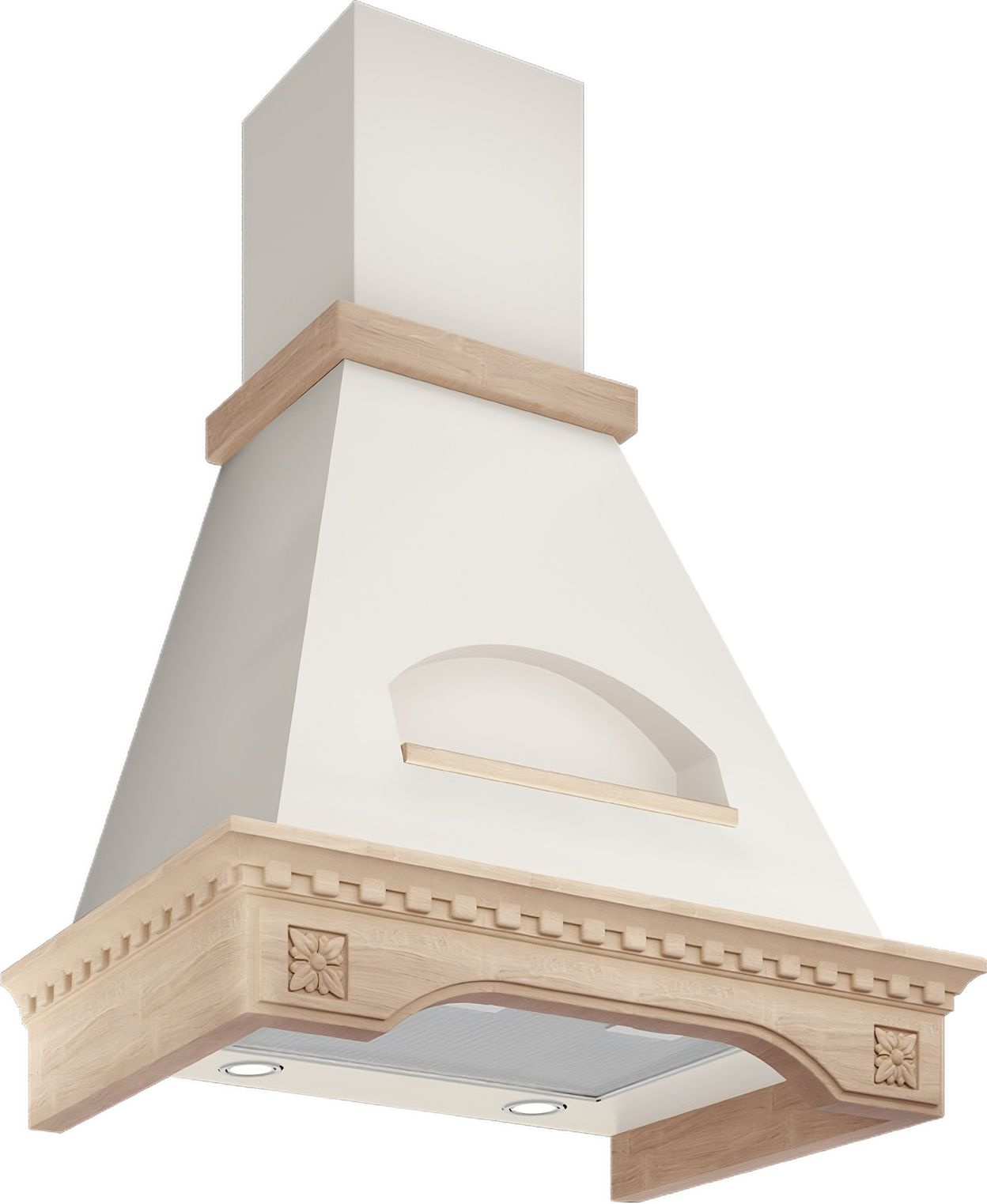 Вытяжка "Elikor" Бельведер Флореале 60П-650-П3Д бежевый/дуб неокр