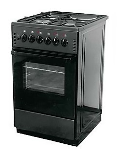 Газовая плита "Лысьва" ЭГ 1/3г01-2у коричневая