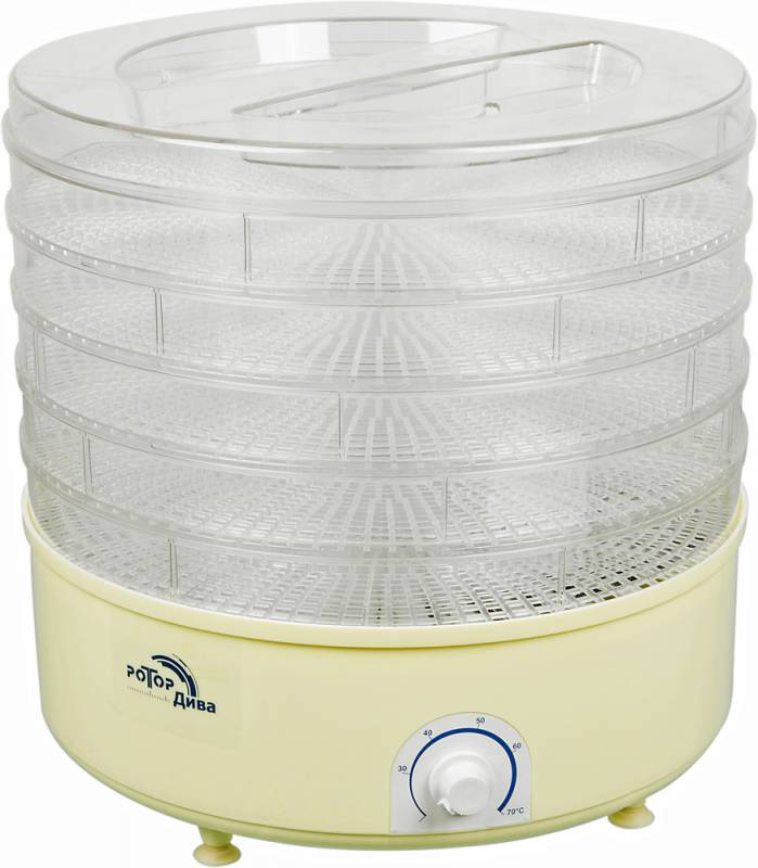 Сушилка "Ротор" Дива СШ-007-06 5под. 520Вт прозрачный