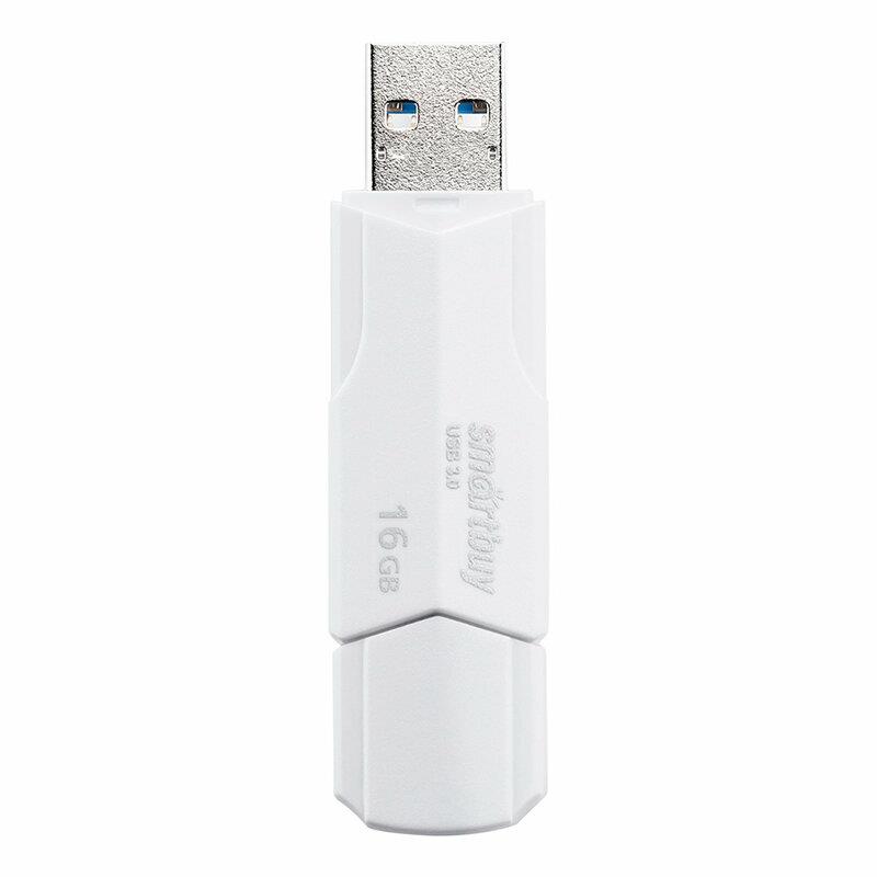 Флеш-диск "Smartbuy" (SB16GBCLU-W3) UFD 3.0/3.1 016GB CLUE White