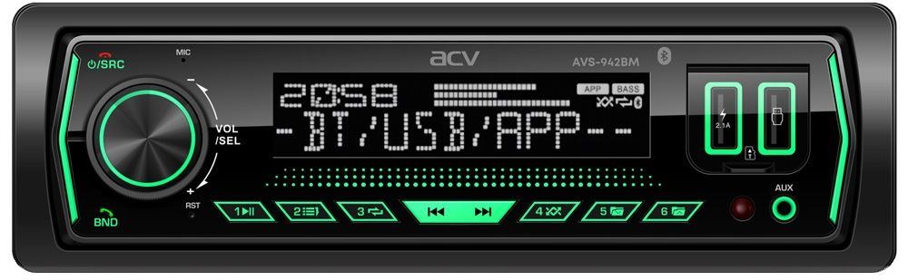 А/проигрыватель "ACV" AVS-942BM