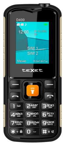 Телефон мобильный "TeXet" TM-D400 Black