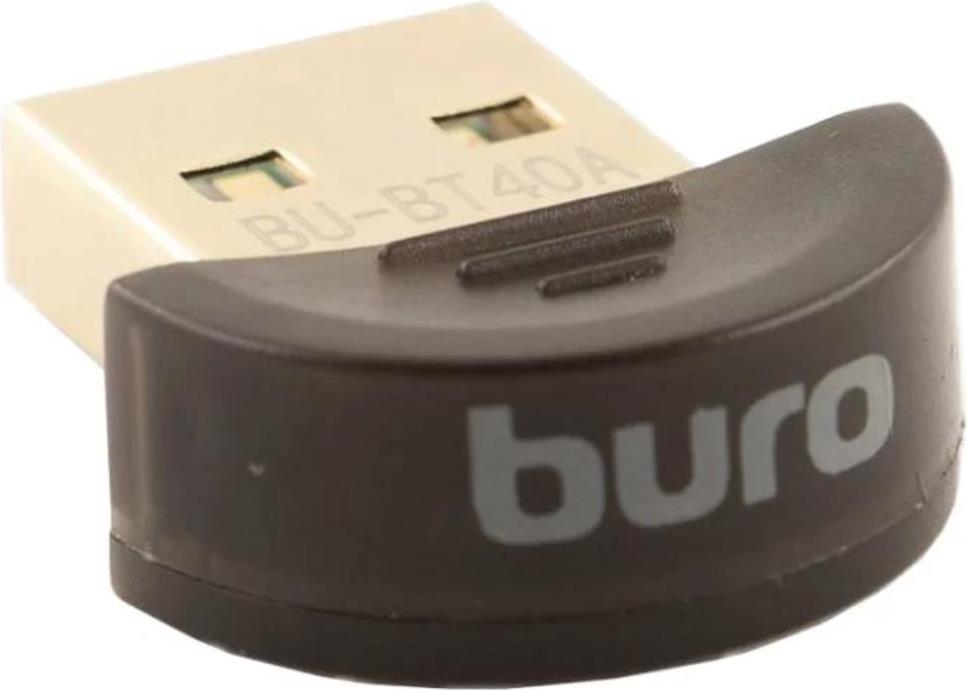 Адаптер "Buro" USB BU-BT40A BT4.0+EDR class 1.5 20м черный