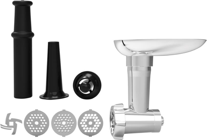 Мясорубка "BBK" MG2000 металлик/черный