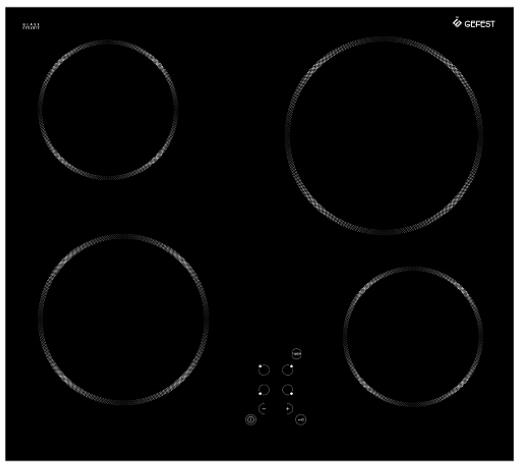 Встраиваемая поверхность "Gefest" ПВЭ 4233 K11