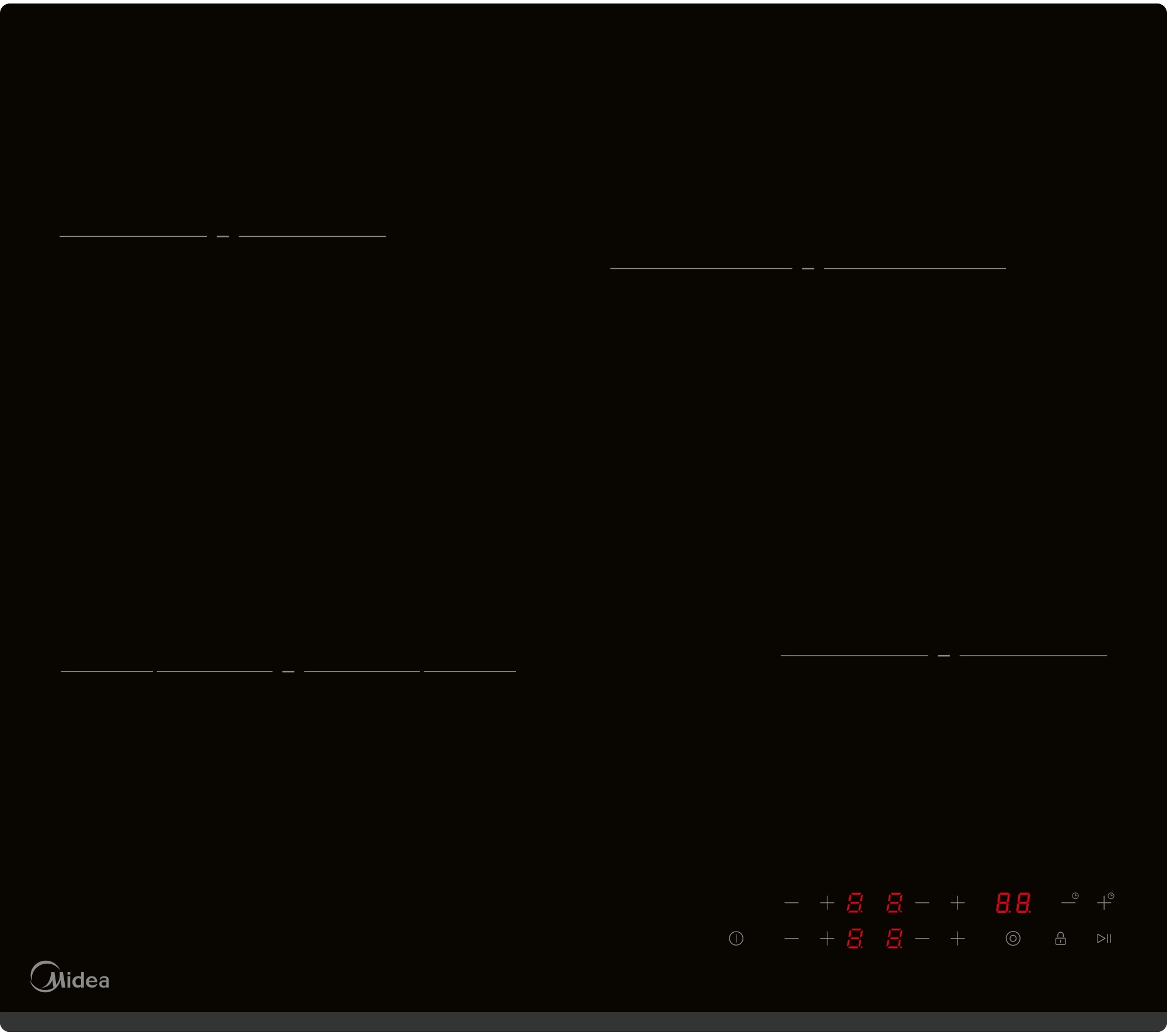 Встраиваемая поверхность "Midea" MCH64303F