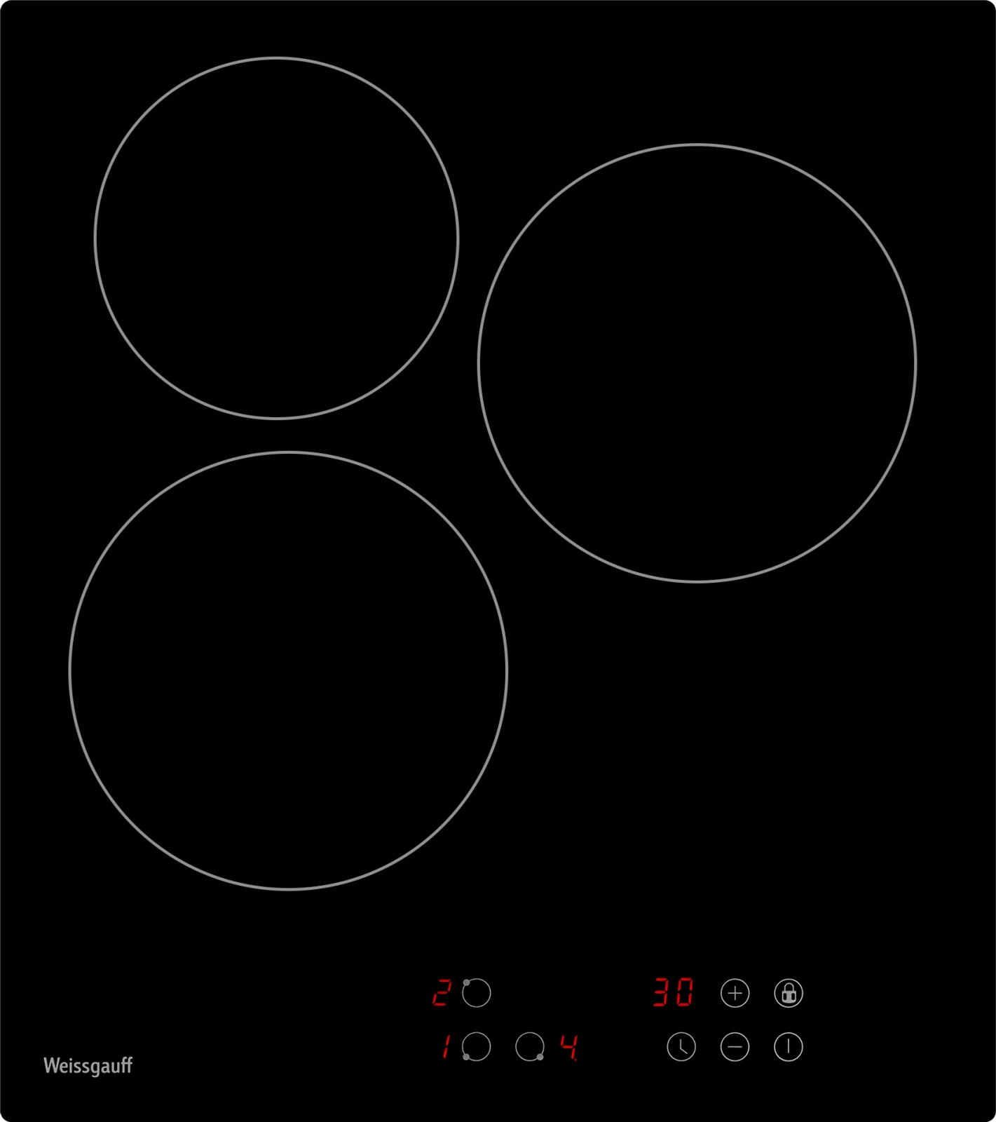 Встраиваемая поверхность "Weissgauff" HV430BA