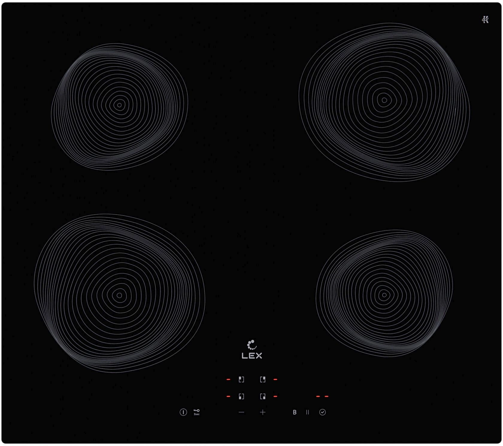 Встраиваемая поверхность "LEX" EVI640R2BL