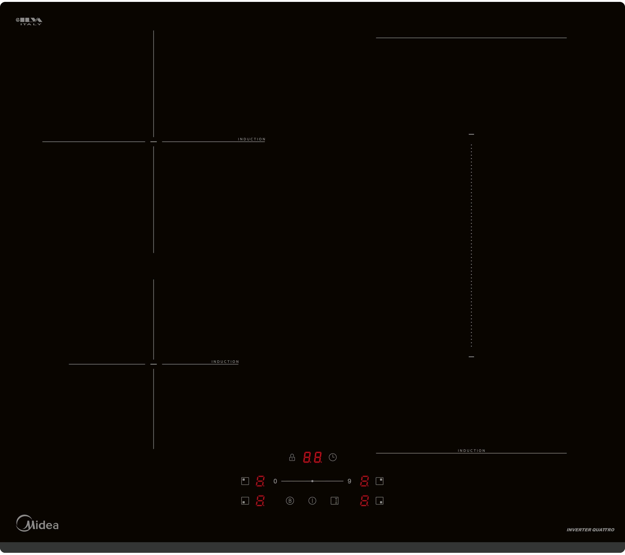 Встраиваемая поверхность "Midea" MIH65783F